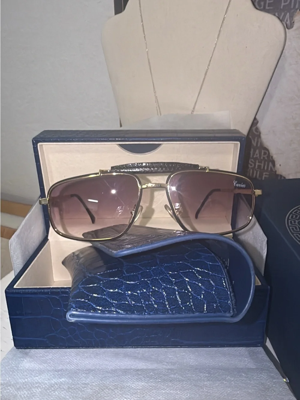 Caviar vintage sunglasses caviar collection ULTRA M3736 new in case